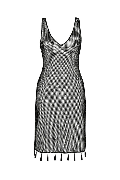 Sunshine 79 Shine Crochet Midi Dress Cover Up